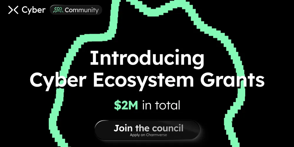 CyberConnect (CYBER) предоставляет $2 млн для грантов разработчикам приложений.