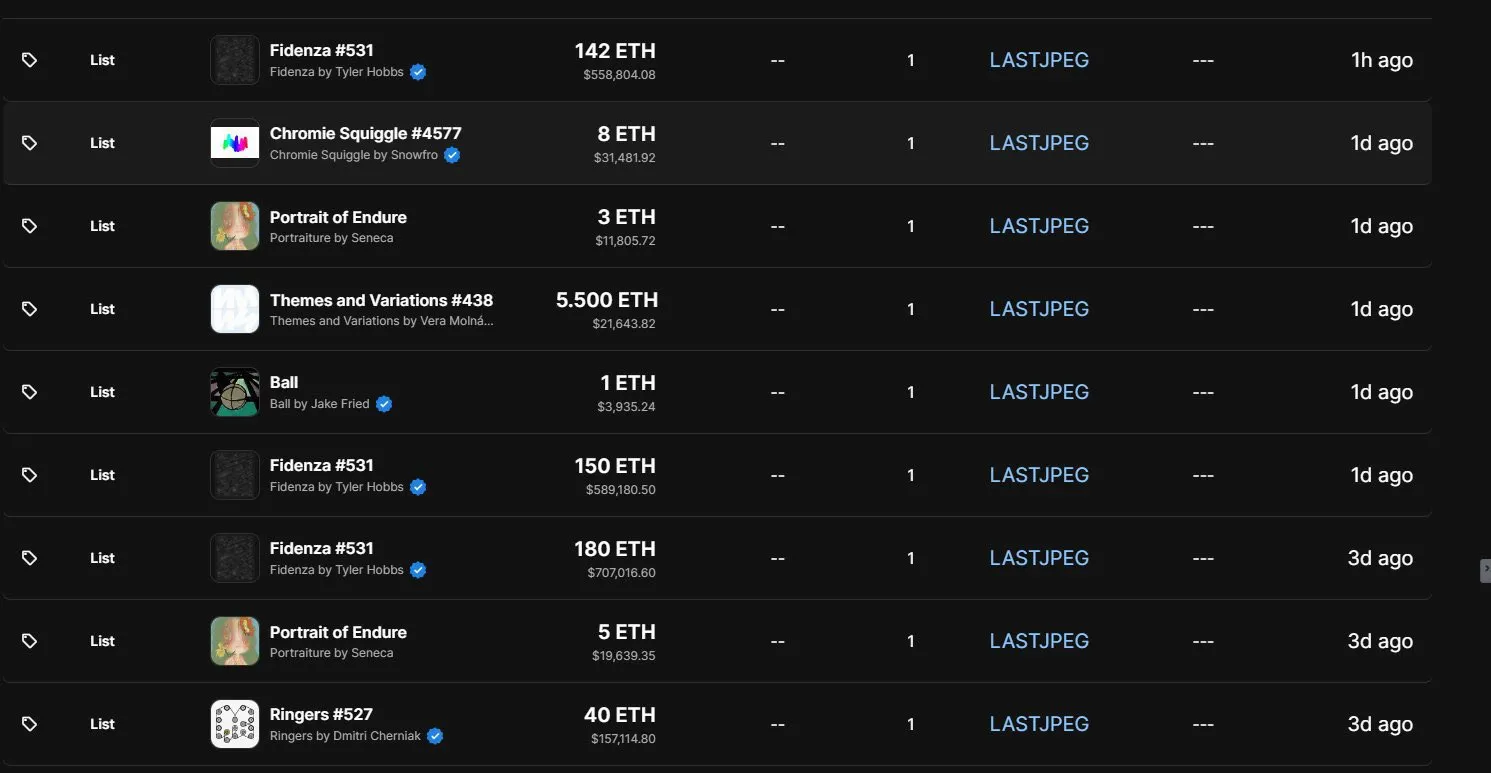 Основатель PROOF продал NFT и сжег домены, заработав 328,98 ETH.