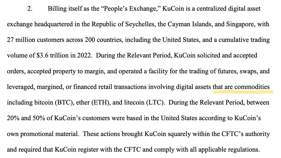KuCoin обвиняется в незаконной торговле криптовалютами и нарушении законодательства.