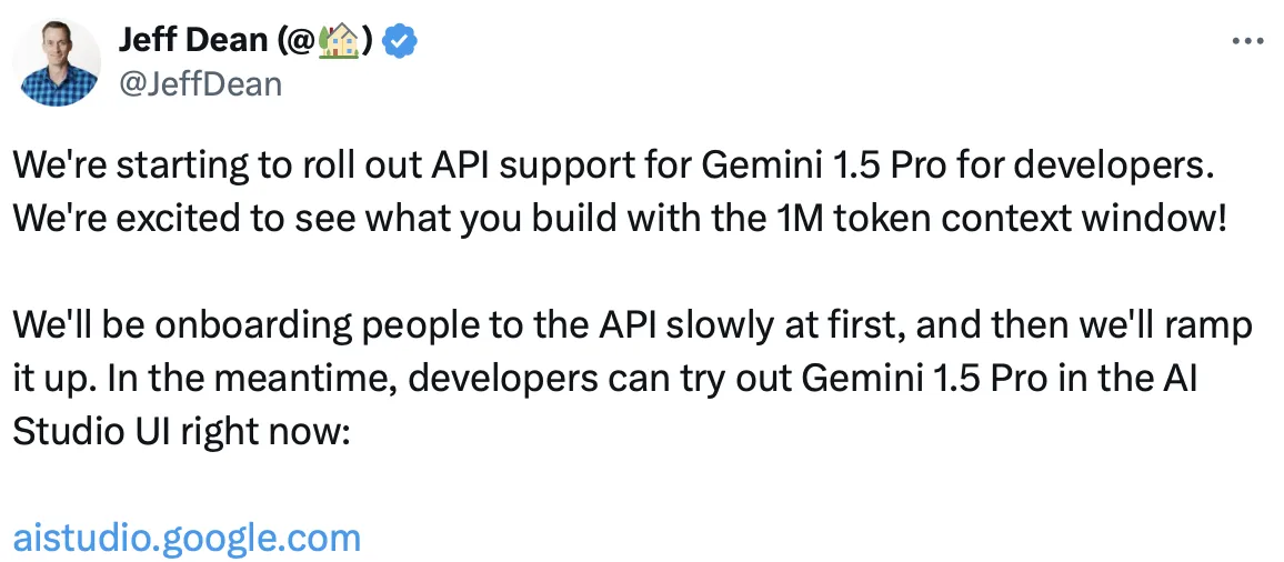 Google предоставила бесплатный доступ к нейросети Gemini 1.5 Pro.