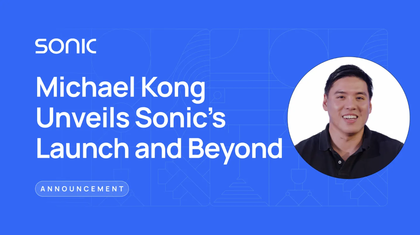 CEO Fantom Майкл Конг представил планы по улучшению технологии Sonic.