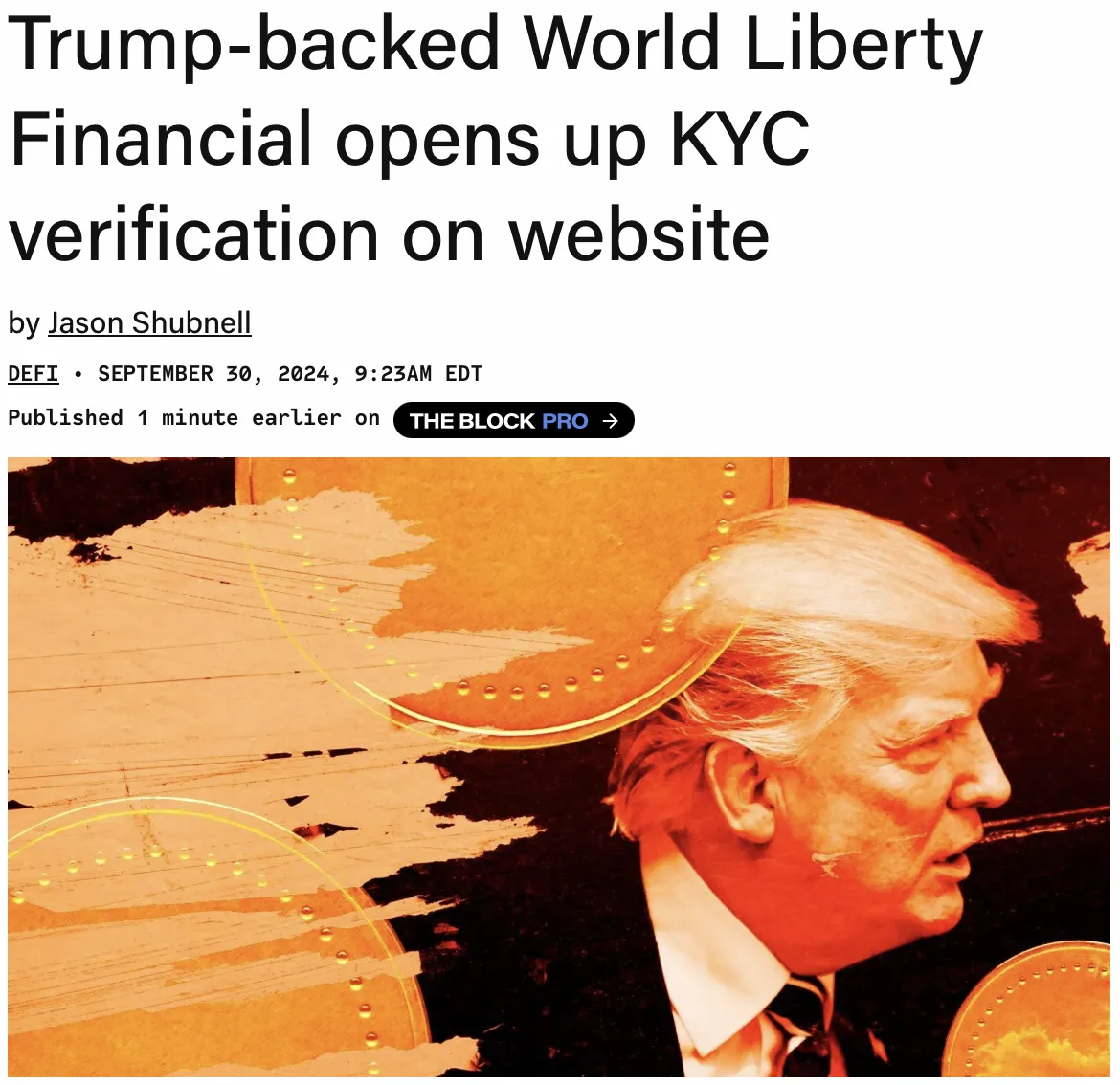 World Liberty Financial запускает KYC-проверку для безопасности и прозрачности.