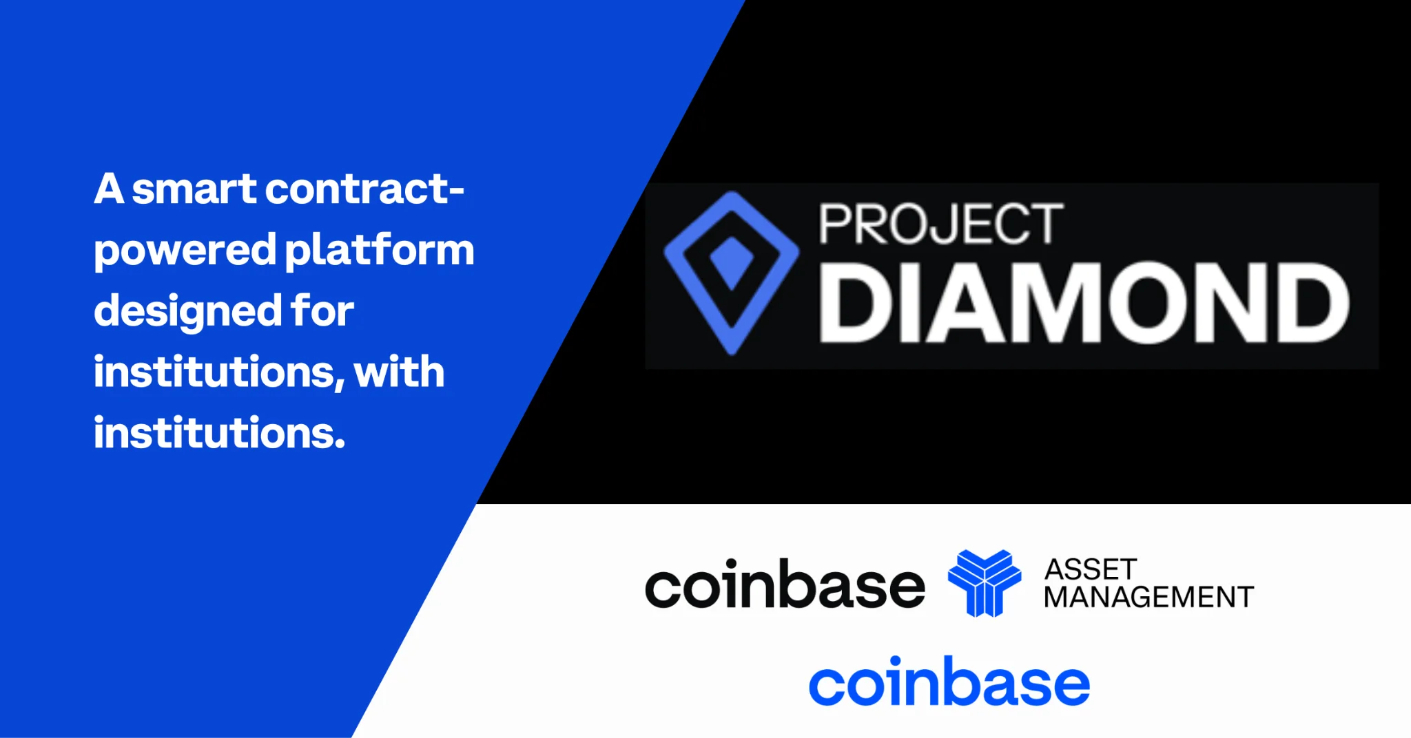Coinbase представили Project Diamond, платформу для институционалов